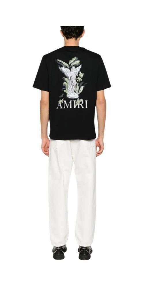 Amiri Garden-Print T-Shirt Herren schwarz