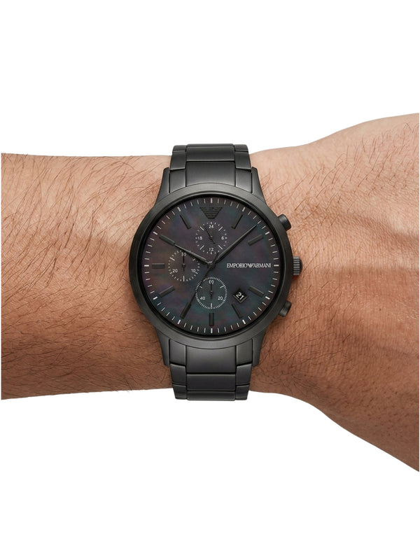 Emporio Armani Chronograph Herrenuhr Edelstahl AR11275