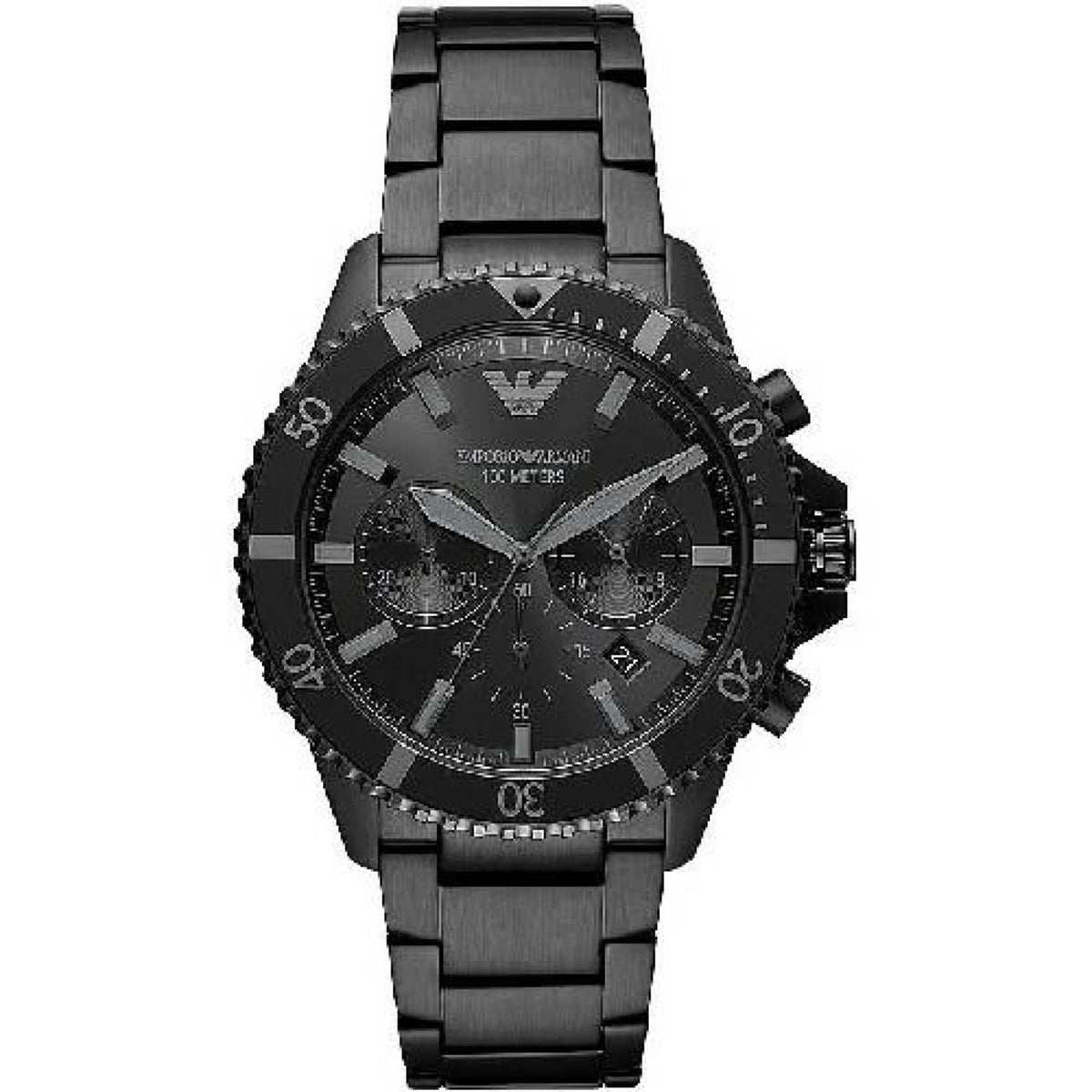 Emporio Armani Diver Chronograph Herren schwarz Hauptbild