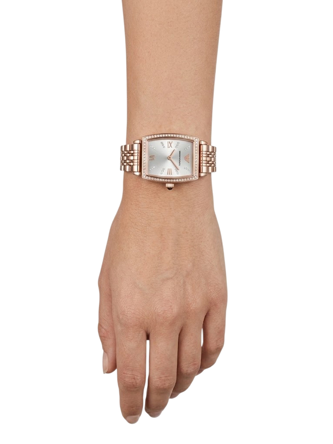 Emporio Armani Gianni T Bar Damenuhr Roségoldfarben AR11406 Zweitbild