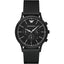 Emporio Armani Renato Herrenuhr Chronograph schwarz AR2498