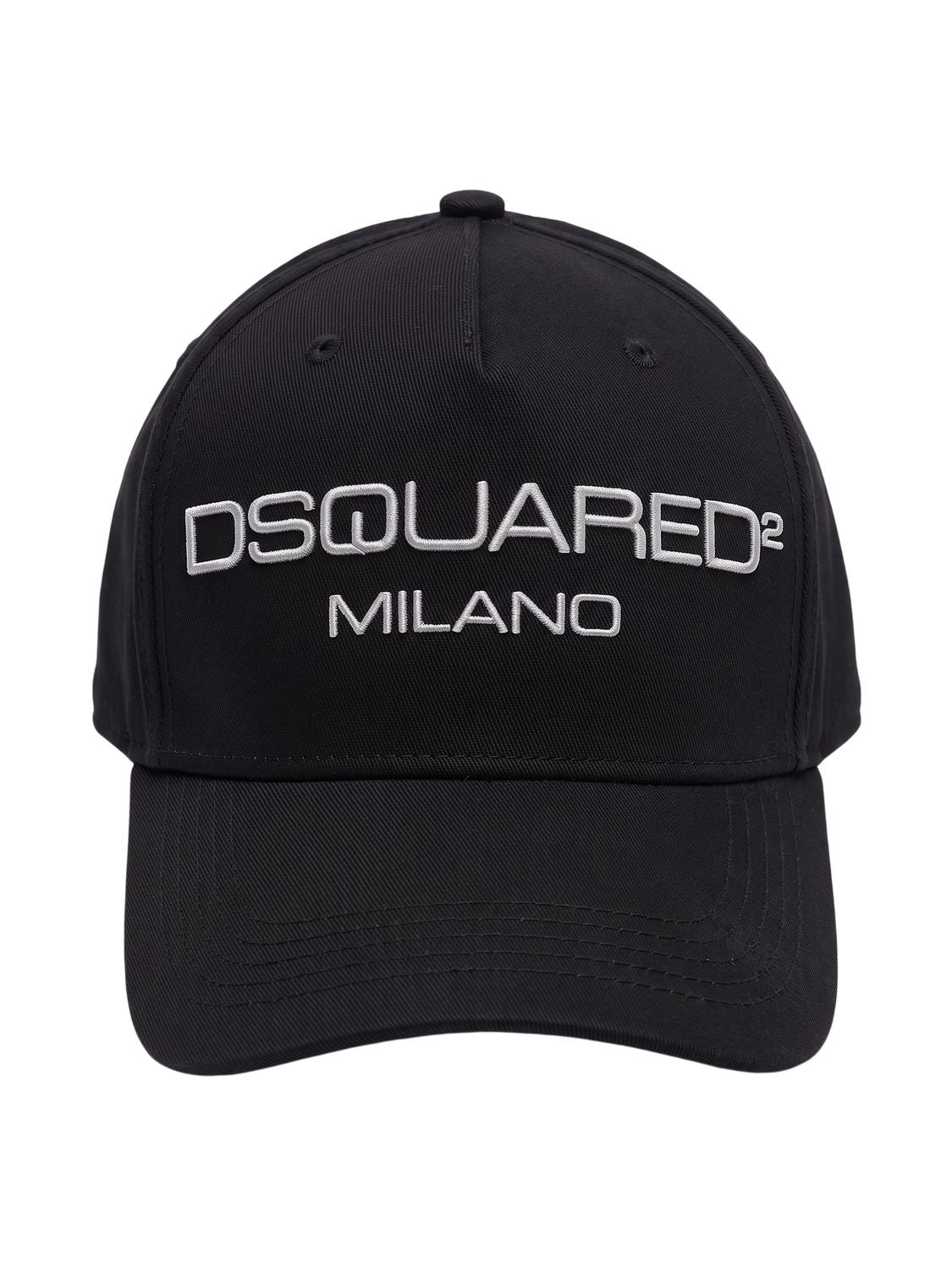 Dsquared2 Herren Baseball Cap Milano aus Baumwolle Schwarz Hauptbild