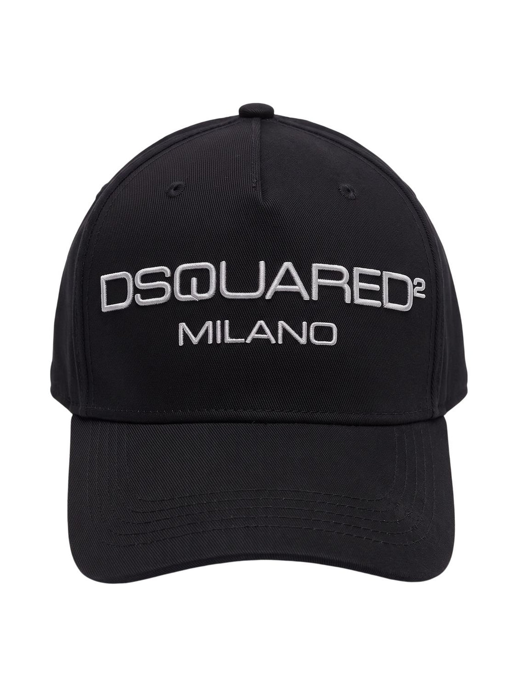 Dsquared2 Herren Baseball Cap Milano aus Baumwolle Schwarz