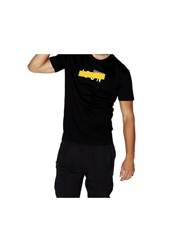 Dsquared2 Be Icon Tape T-Shirt Herren schwarz