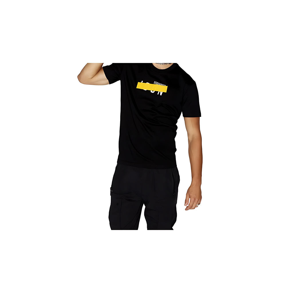 Dsquared2 Be Icon Tape T-Shirt Herren schwarz