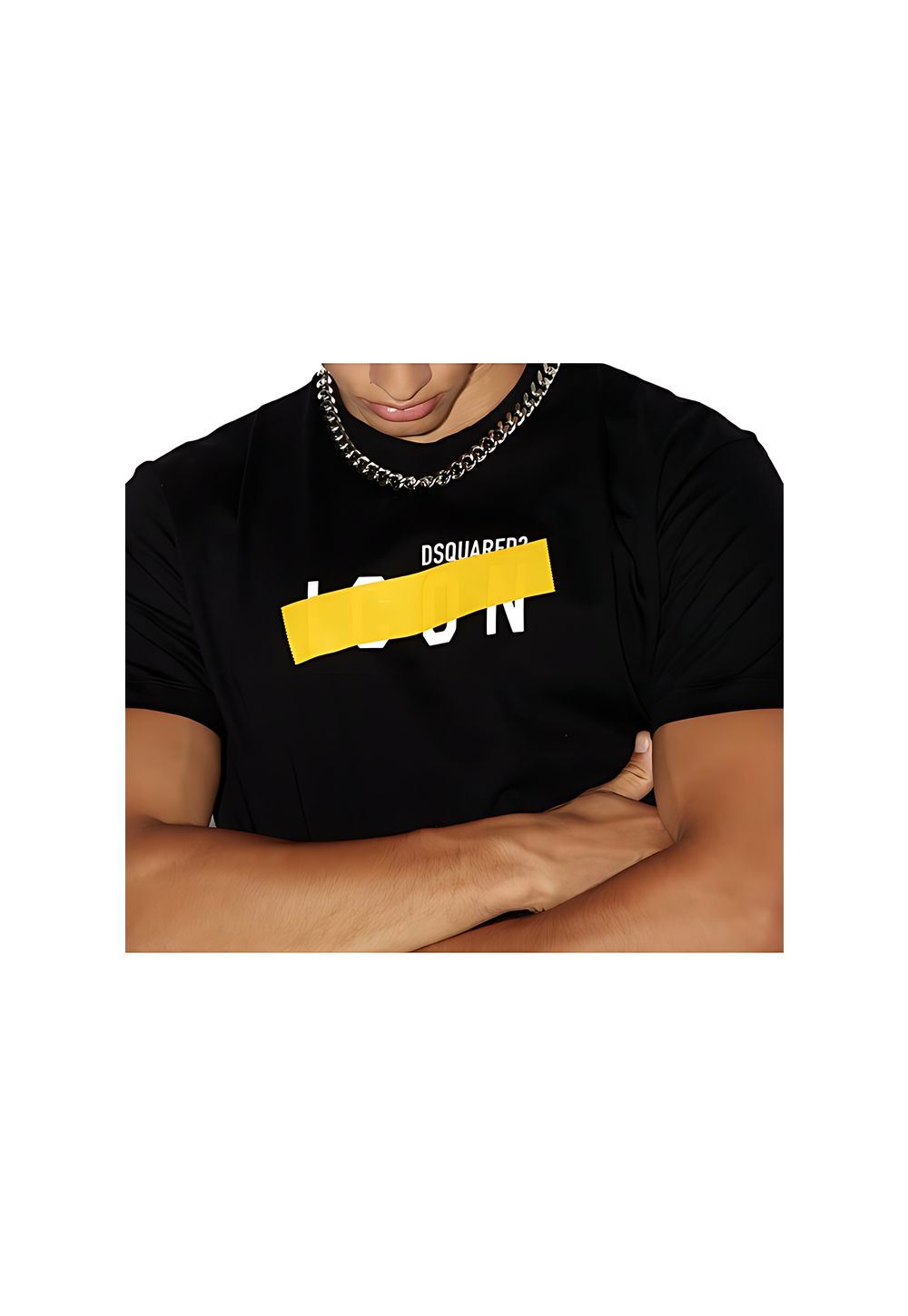 Dsquared2 Be Icon Tape T-Shirt Herren schwarz