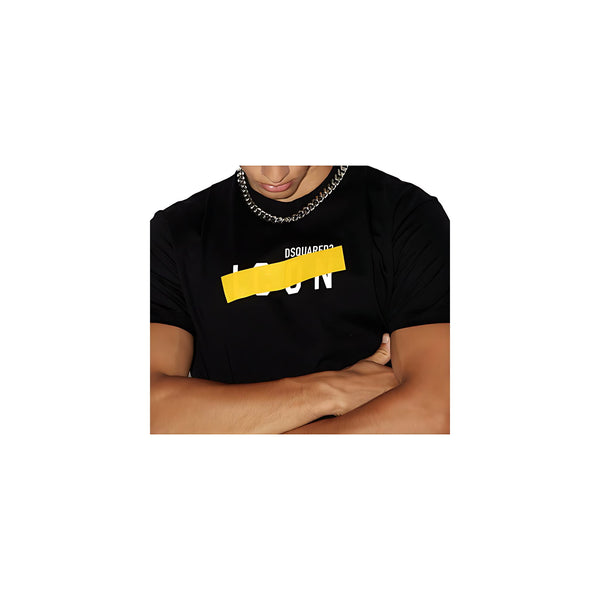Dsquared2 Be Icon Tape T-Shirt Herren schwarz
