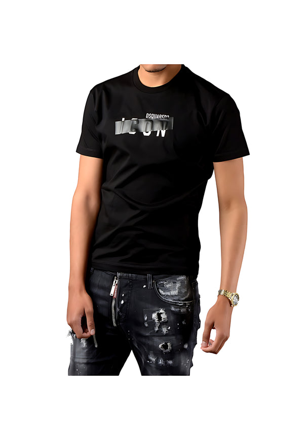 Dsquared2 Be Icon T-Shirt Herren Schwarz