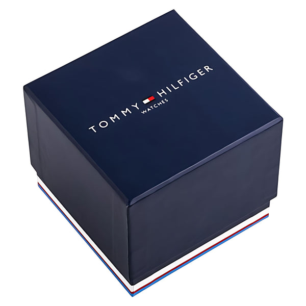 Tommy Hilfiger Patrick Dual Time Roségold Schwarz Leder 1791786