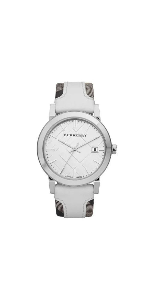 Burberry The City Damenuhr silber weiß