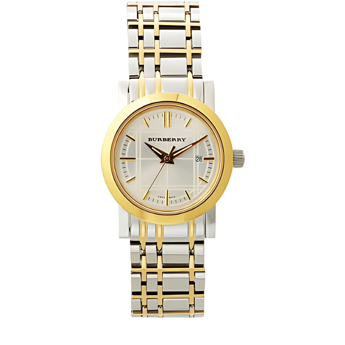Burberry Heritage Damenuhr silber gold