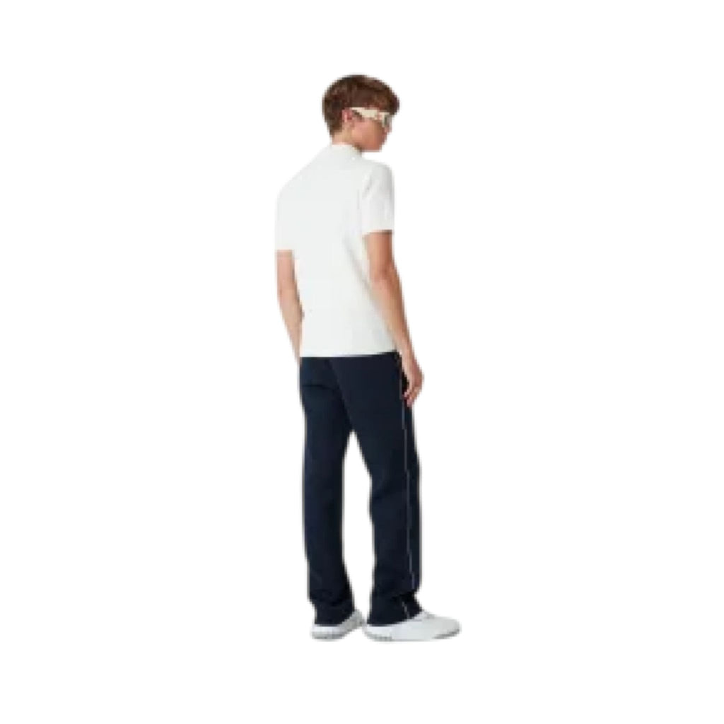 Casa Blanca Boucle Polo Shirt Herren weiß