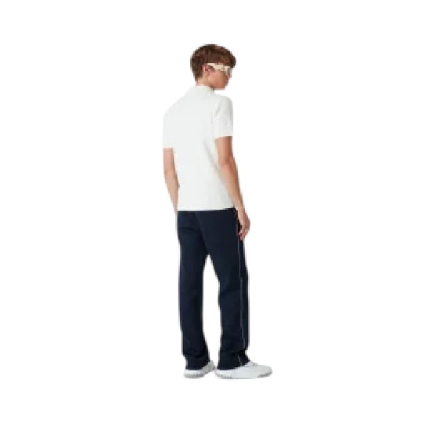 Casa Blanca Boucle Polo Shirt Herren weiß