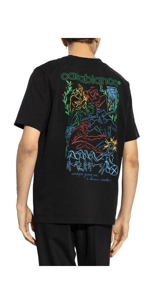 Casablanca T-Shirt Herren schwarz