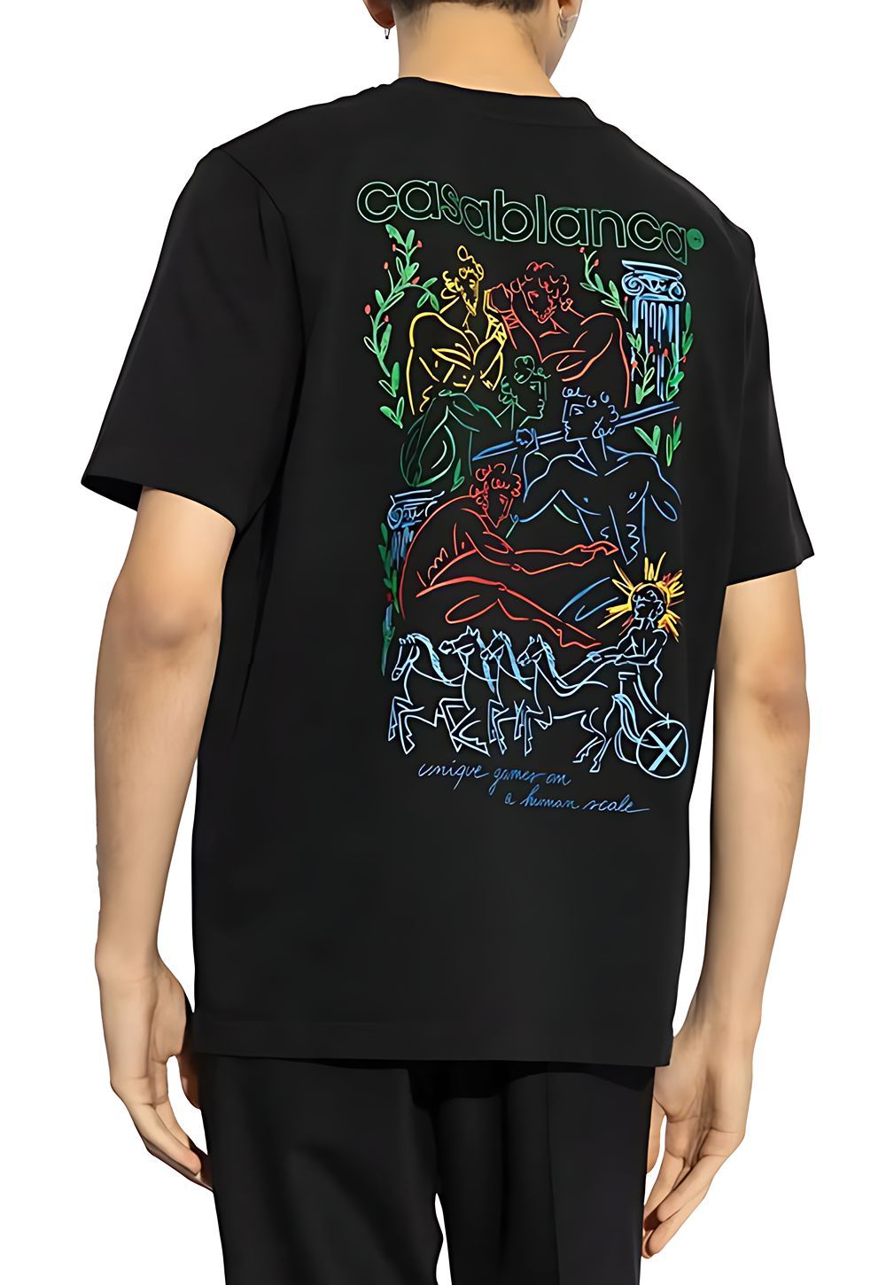 Casablanca T-Shirt Herren schwarz
