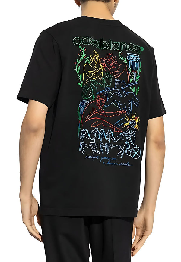 Casablanca T-Shirt Herren schwarz