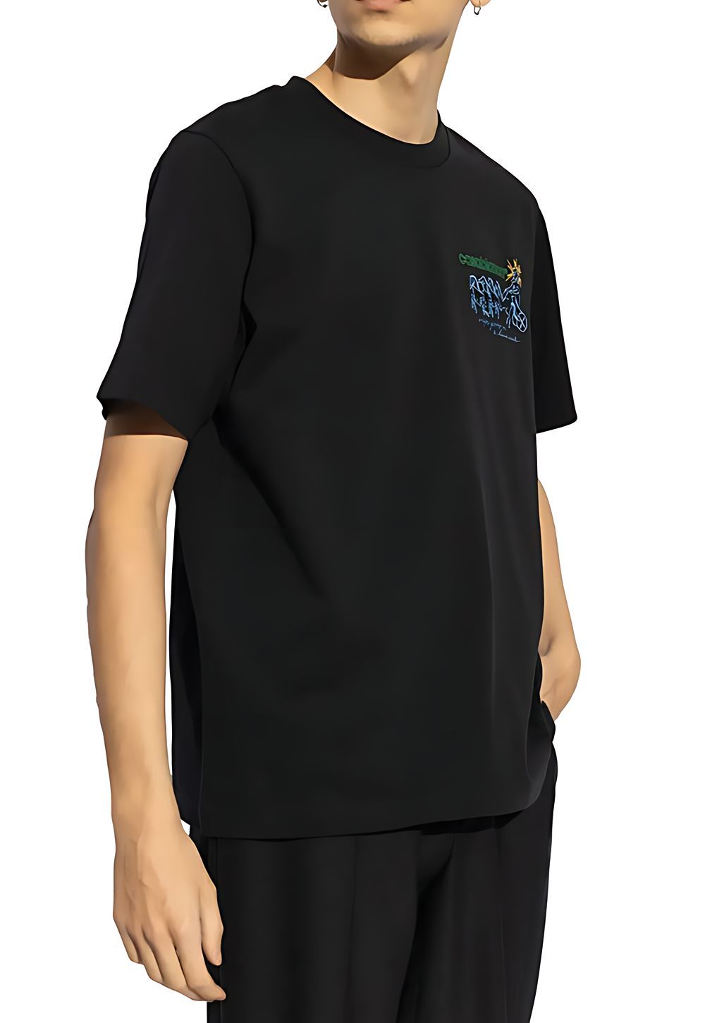 Casablanca T-Shirt Herren schwarz