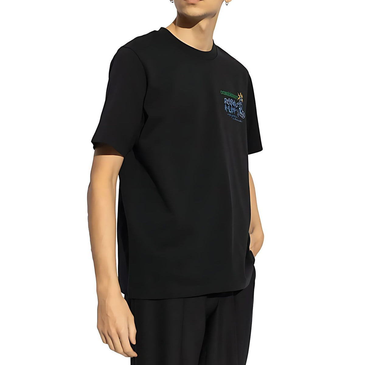 Casablanca T-Shirt Herren schwarz