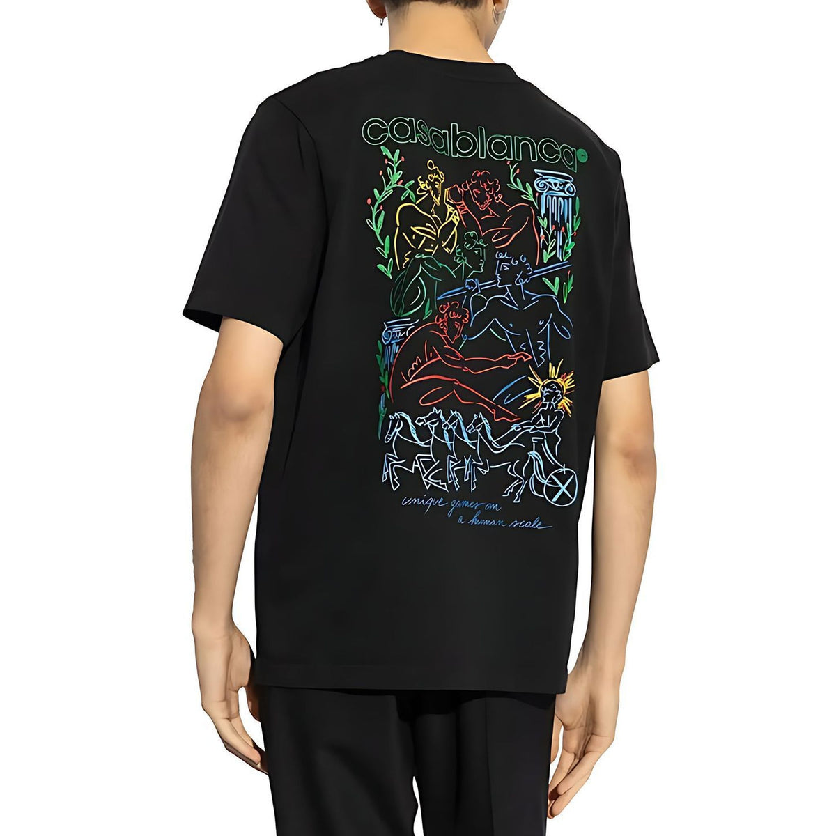 Casablanca T-Shirt Herren schwarz