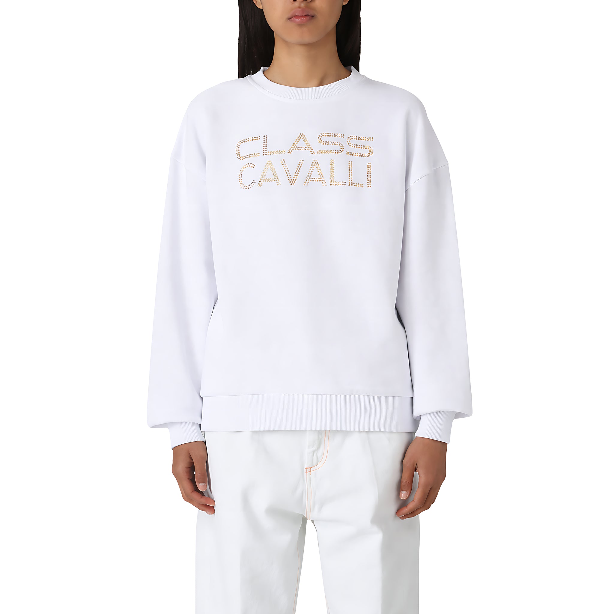 Cavalli Class Sweatshirt in Weiß Zweitbild