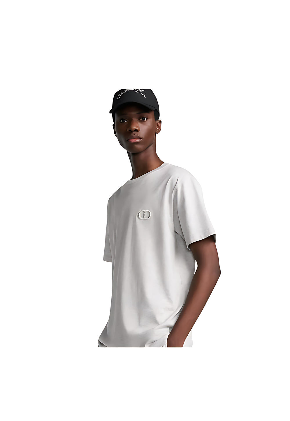 Dior CD Icon T-Shirt Relaxed Fit Grau Herren