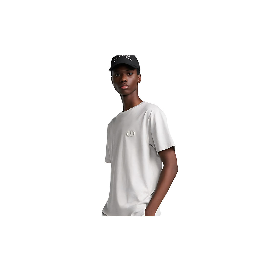 Dior CD Icon T-Shirt Relaxed Fit Grau Herren