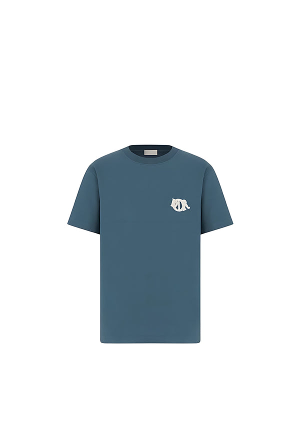 Dior Charm T-Shirt Relaxed Fit Herren blau
