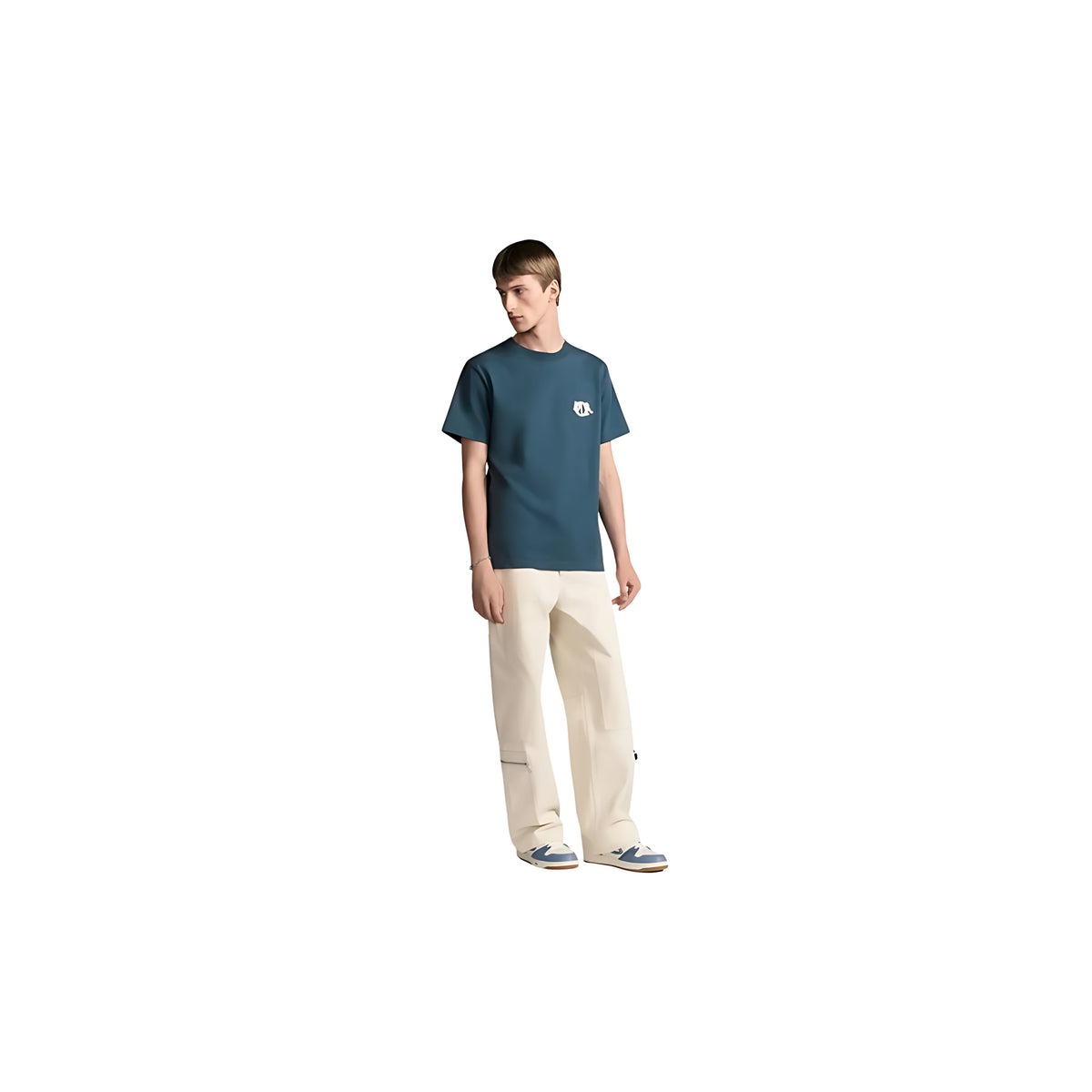 Dior Charm T-Shirt Relaxed Fit Herren blau