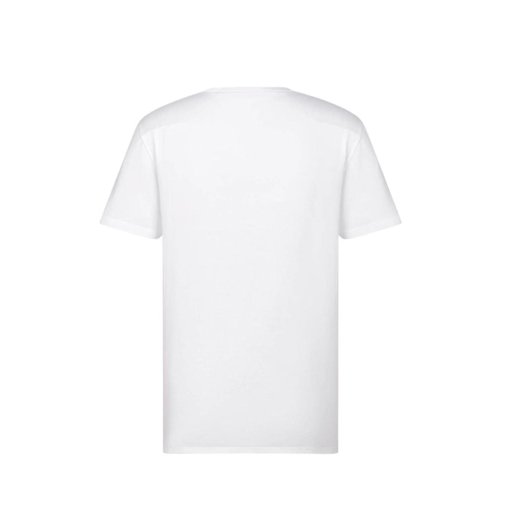 Dior Bienen Stickerei T-Shirt Herren weiß
