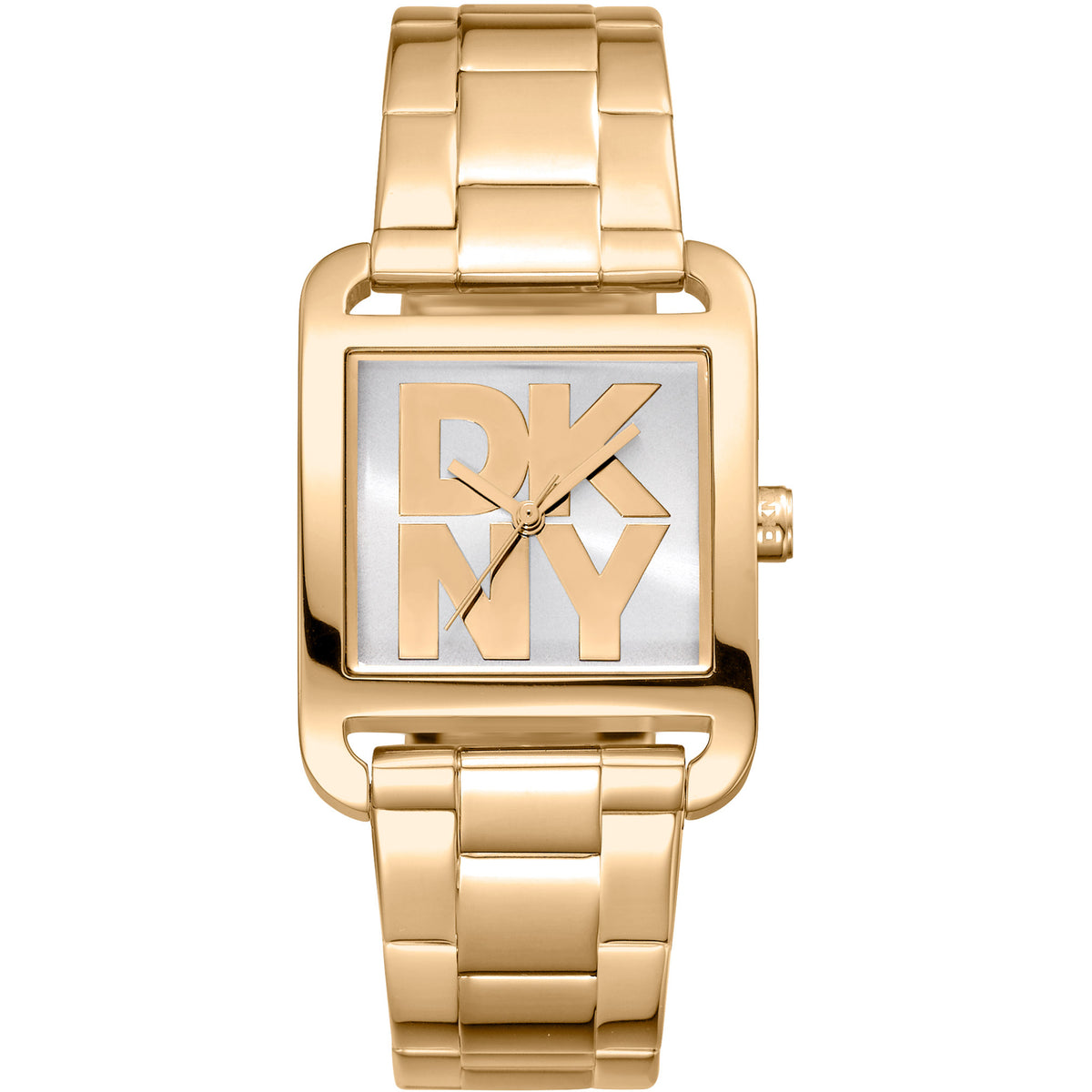 Donna Karan New York City Maxi Damenuhr gold silber Hauptbild
