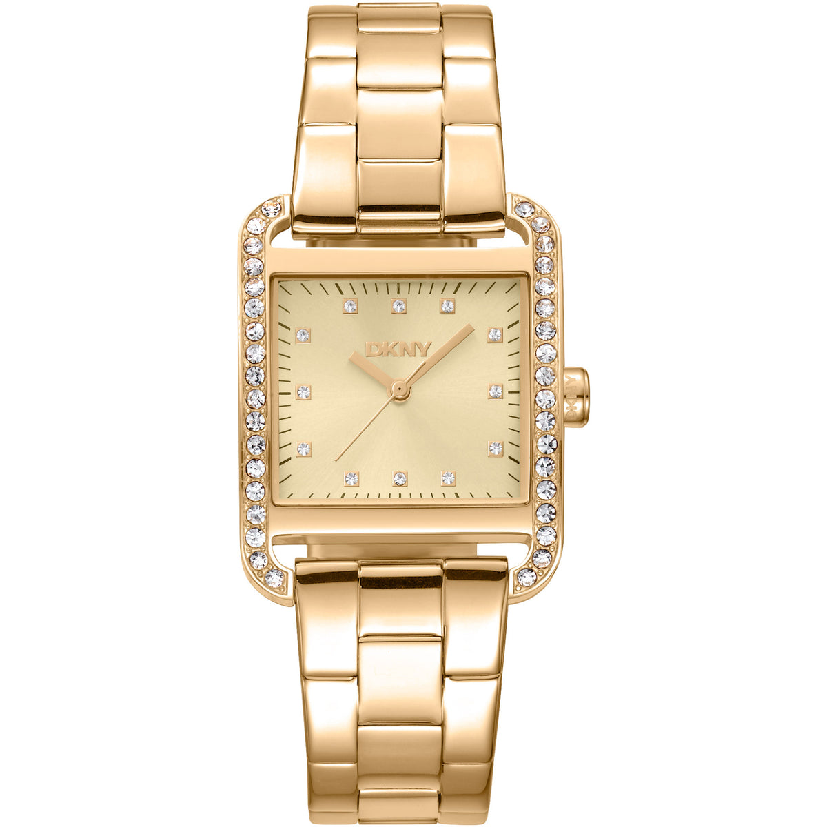Donna Karan New York City Glitz Damenuhr gold
