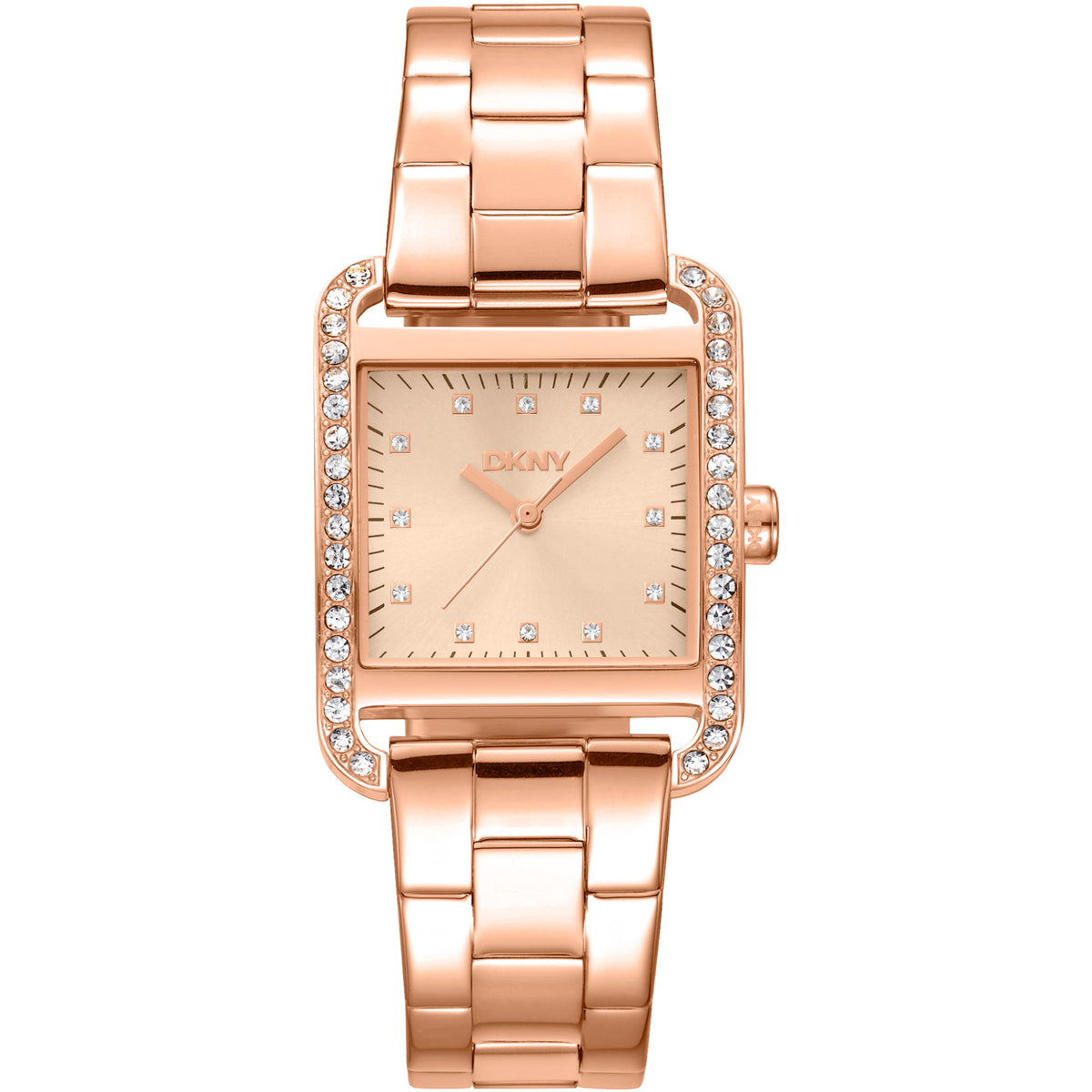 Donna Karan New York City Glitz Damenuhr roségold Hauptbild