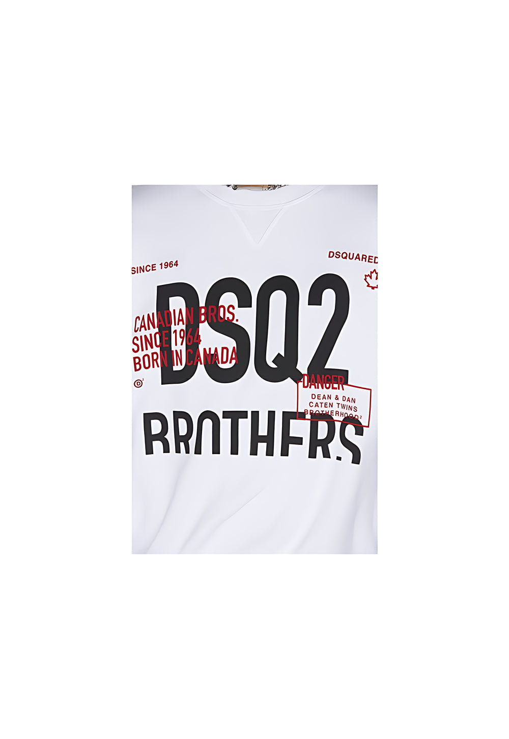 Dsquared2 DSQ2 Brother Sweatshirt Weiß Herren