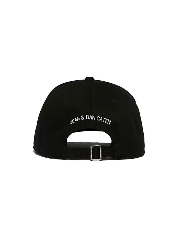 Dsquared2 DSQ2 Brothers Baseball Cap aus Baumwolle Schwarz
