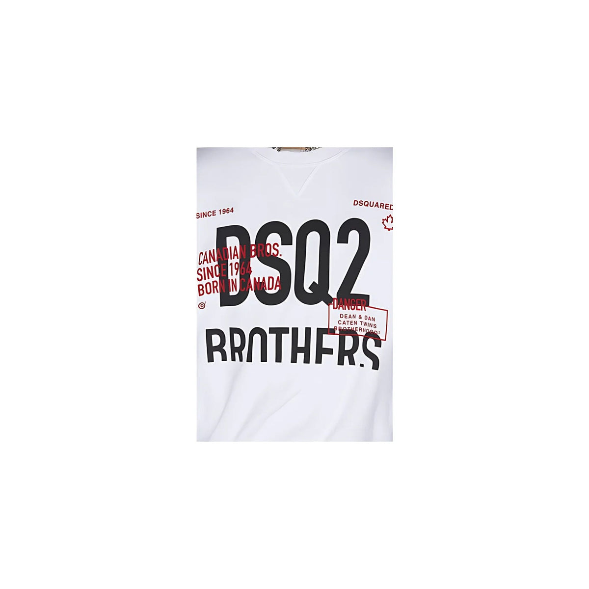 Dsquared2 DSQ2 Brother Sweatshirt Weiß Herren