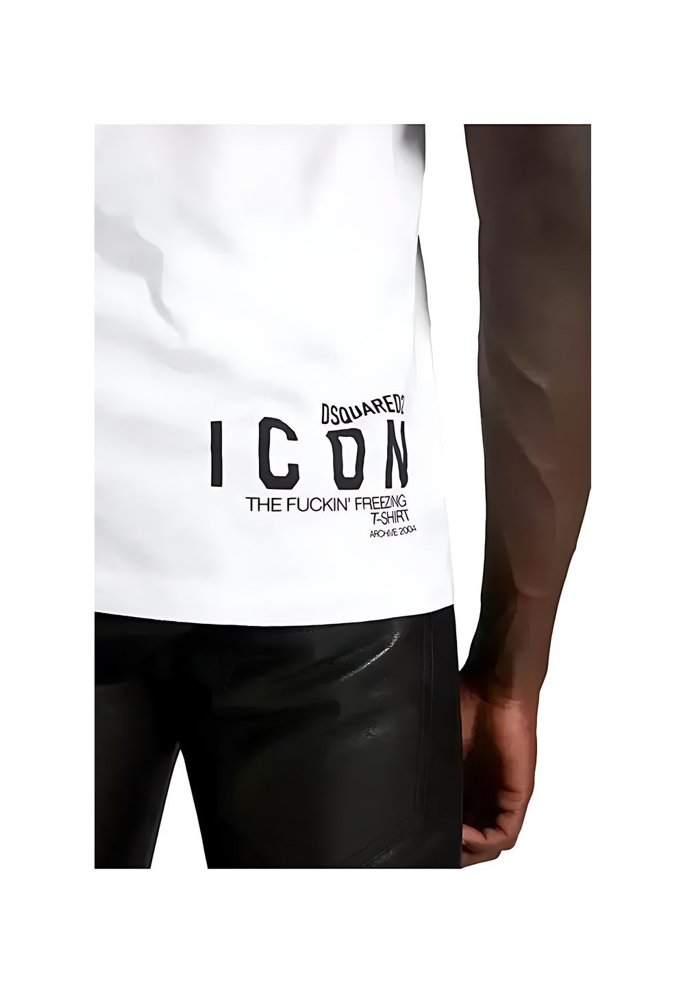 Dsquared2 Icon Fuckin' Freezing T-Shirt Weiß Herren