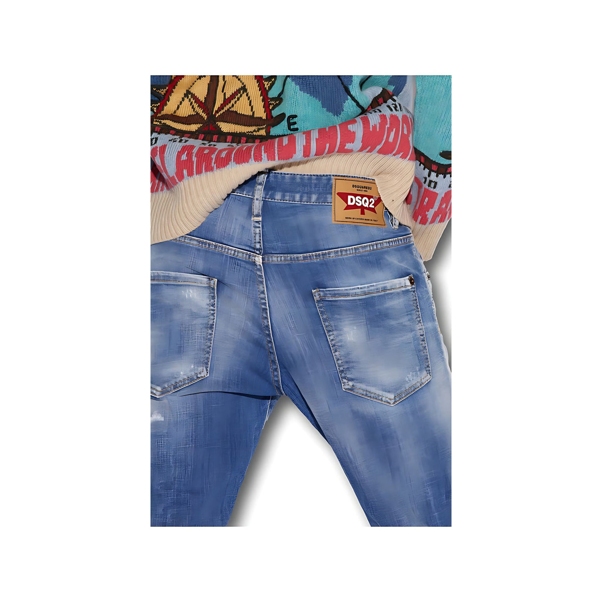Dsquared2 Light Sandy Jeans Blau Herren