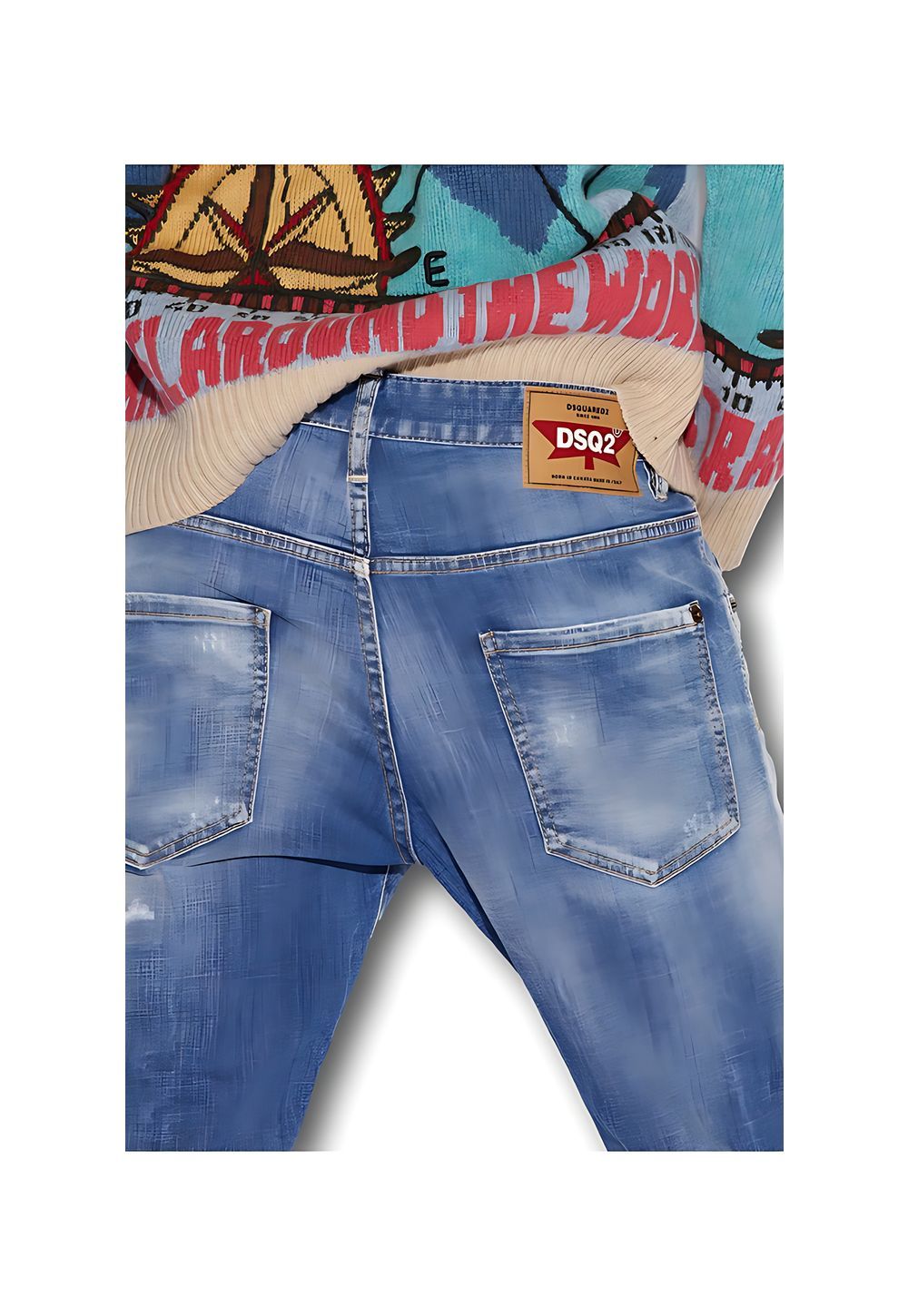 Dsquared2 Light Sandy Jeans Blau Herren