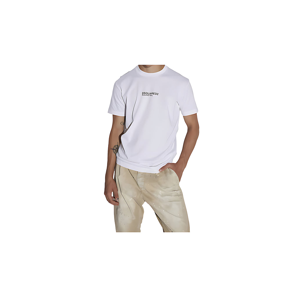 Dsquared2 Mini Logo T-Shirt Weiß Herren