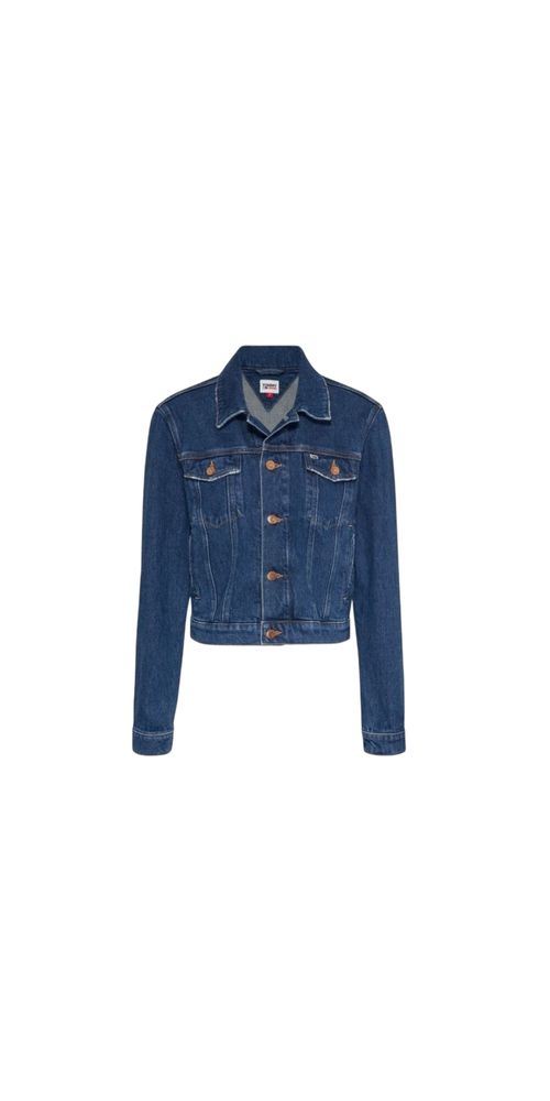Tommy Hilfiger Damen Jeansjacke Flag-Backprint Hauptbild