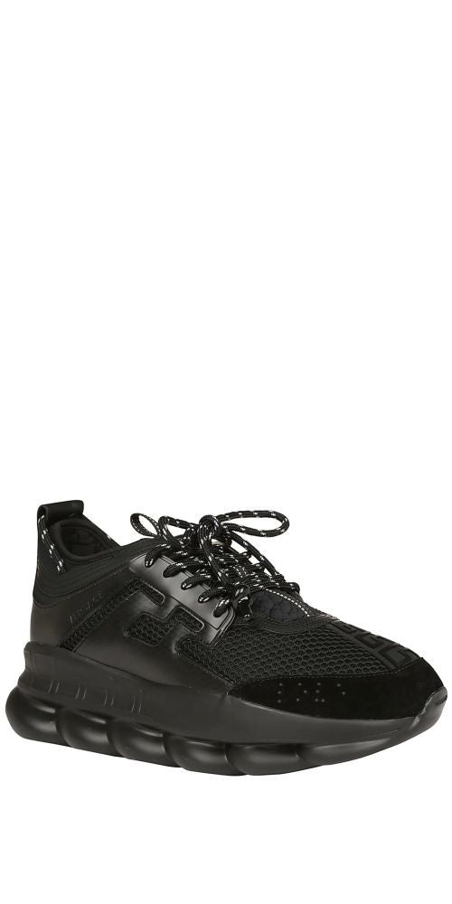 Versace Chain Reaction Low Top Sneaker Herren Schwarz Hauptbild