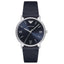 Emporio Armani Damenuhr silber dunkelblau