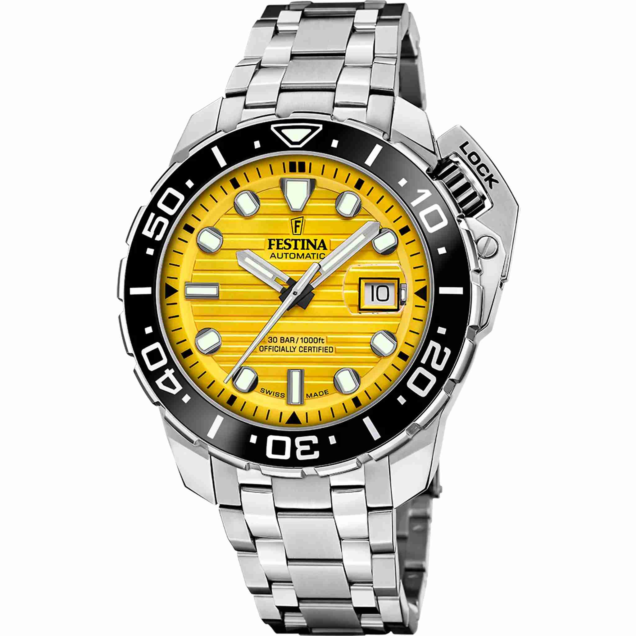 Festina Swiss Herren Automatikuhr F20043/1 Zweitbild