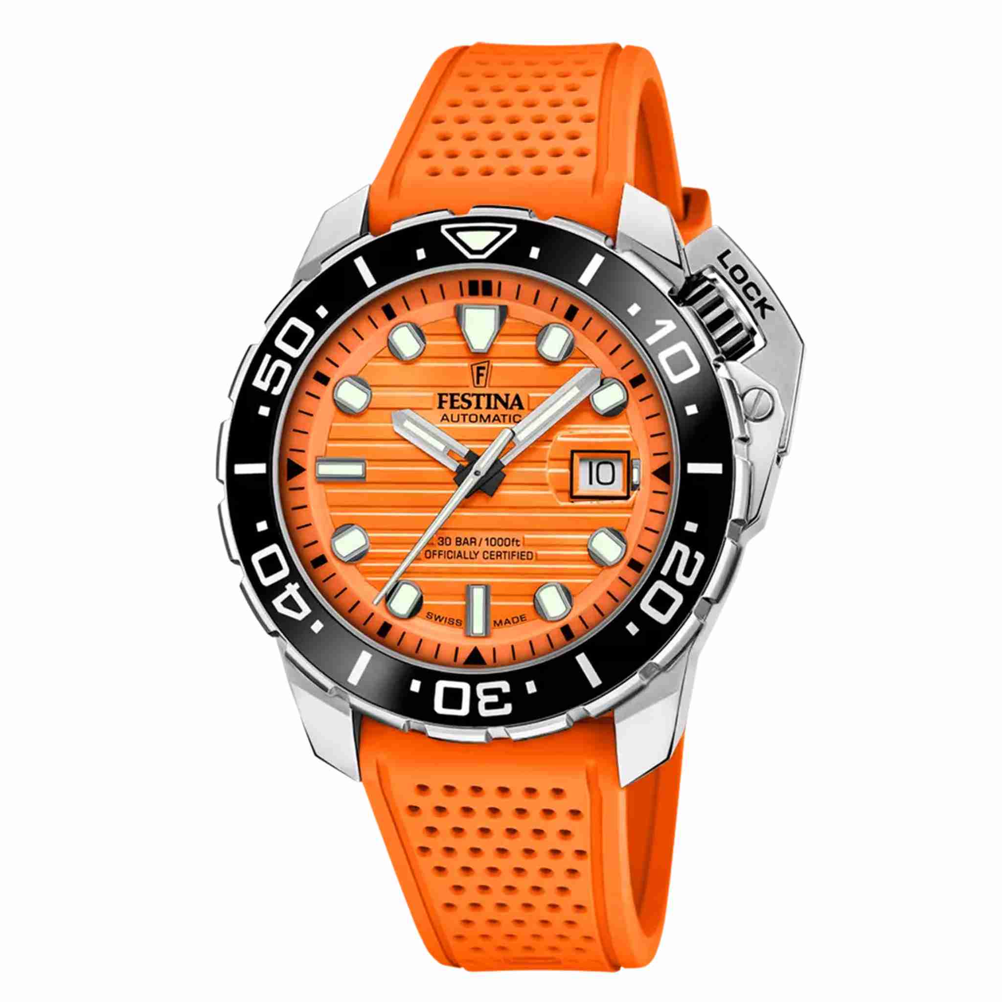 Festina Swiss Herren Automatikuhr F20043/3 Zweitbild