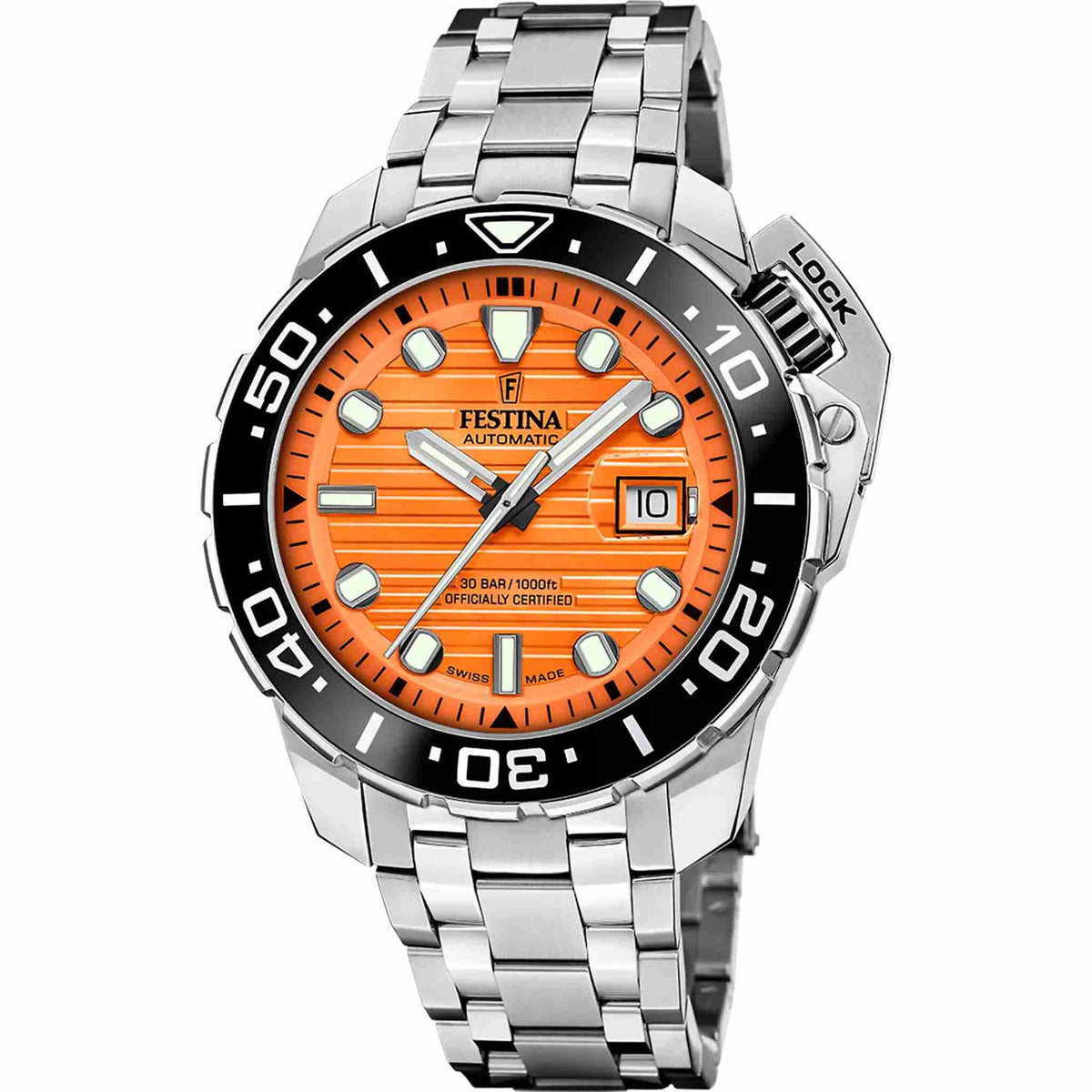 Festina Swiss Herren Automatikuhr F20043/3 Hauptbild