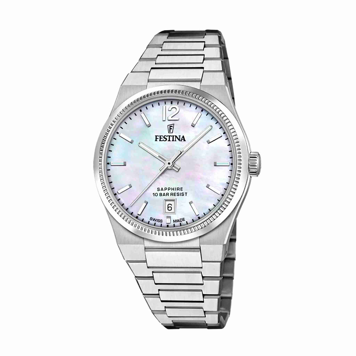 Festina Damenuhr Swiss Made Rivé F20052