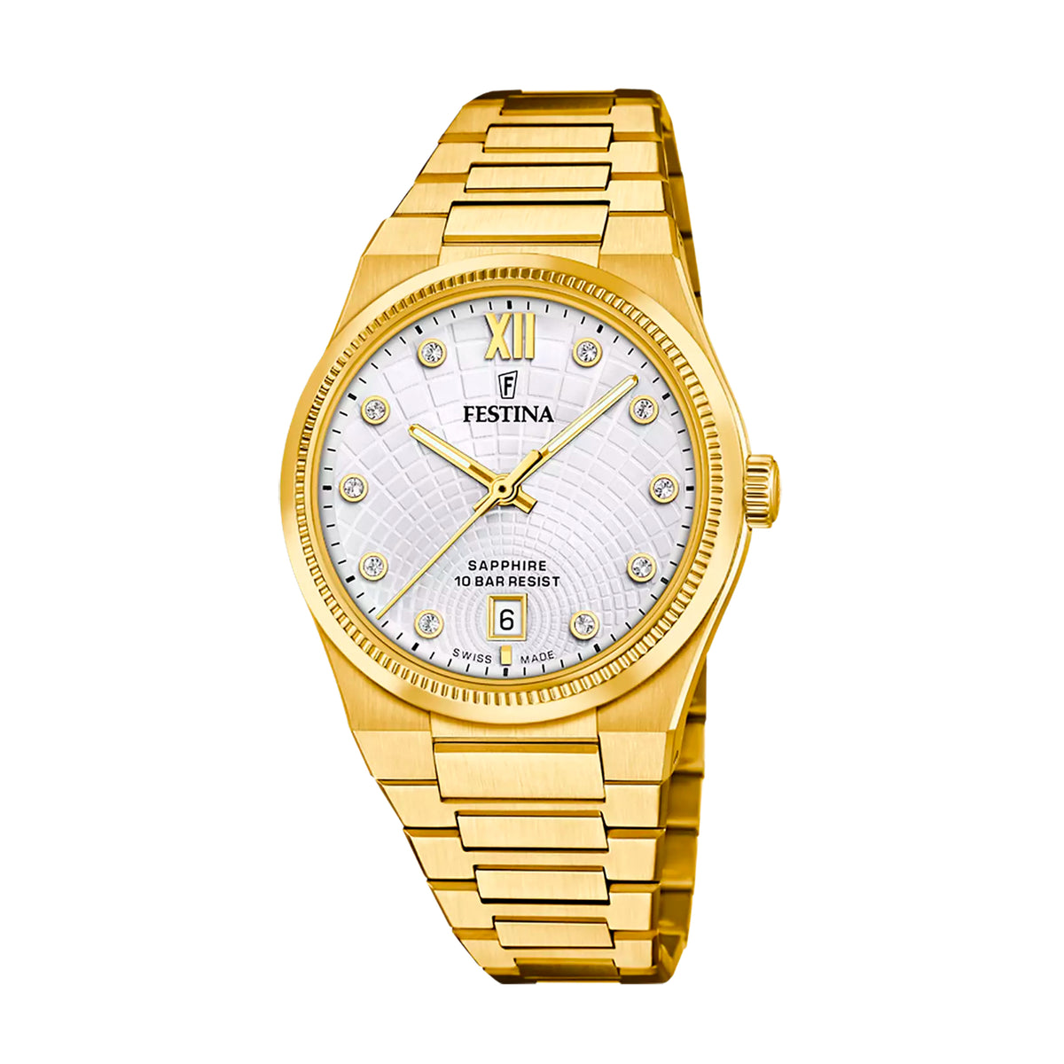 Festina Swiss Made Damenuhr Rivé F20058 Hauptbild
