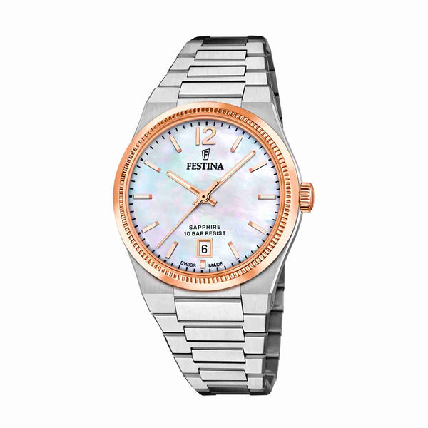 Festina Swiss Made Damenuhr Rivé F20066