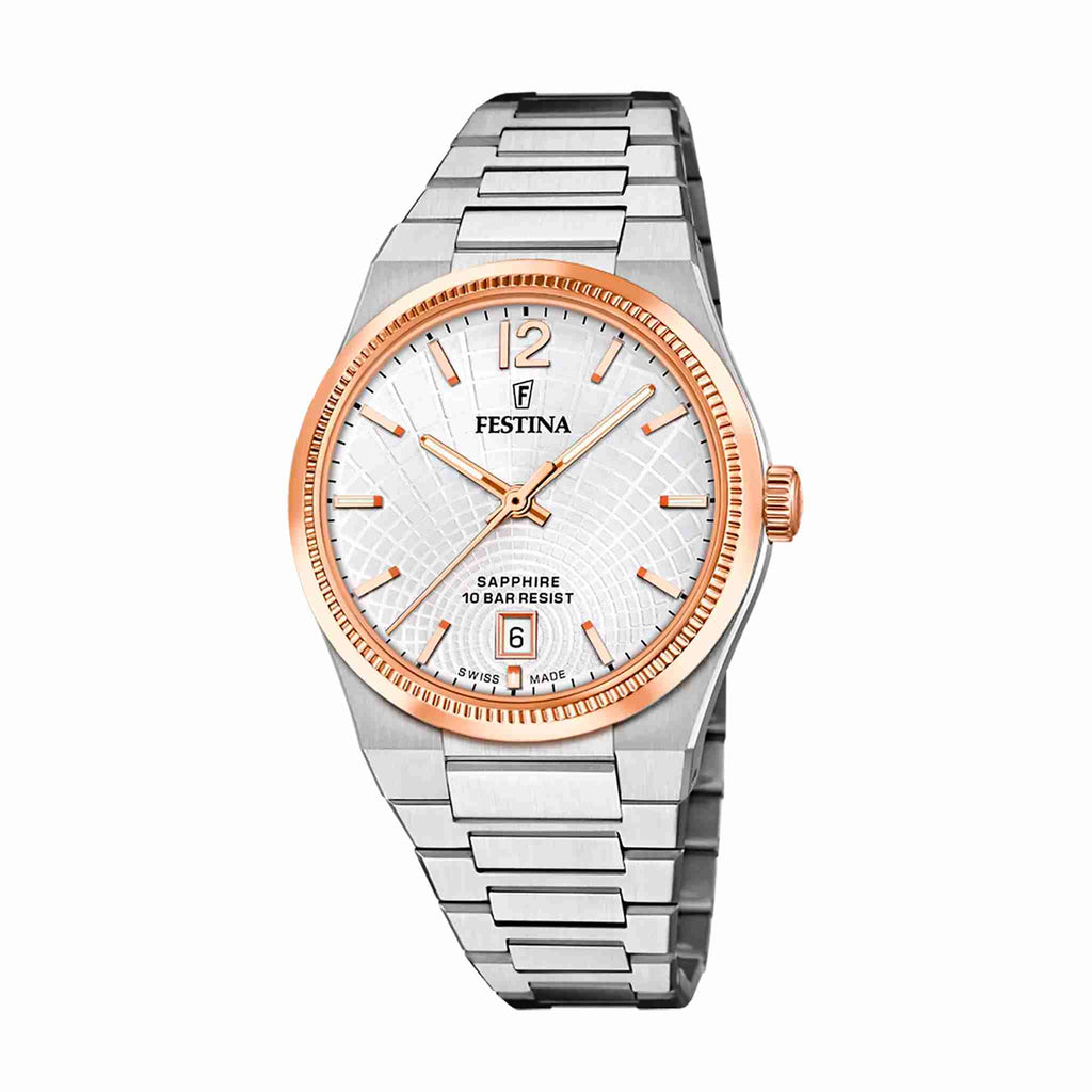 Festina Swiss Made Damenuhr Rivé F20066