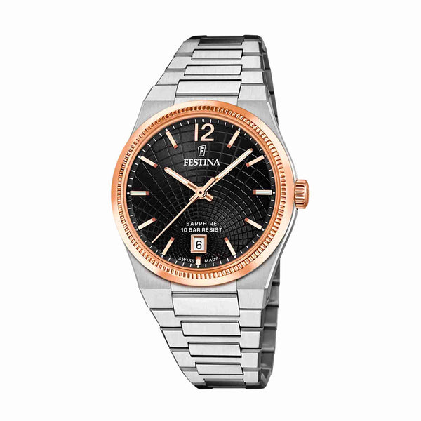Festina Swiss Made Damenuhr Rivé F20066